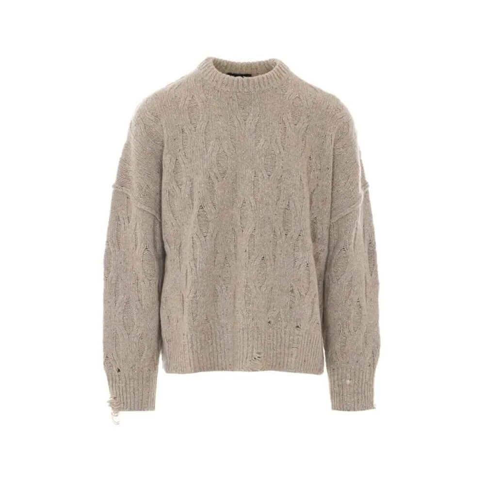 Represent Men Distress Knit Sweater